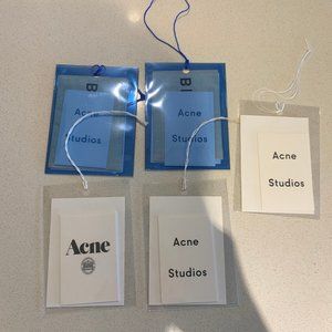 Lot of 5 Acne studios Denim tags